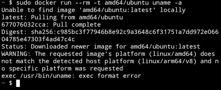 arm64如何在ARM平台运行x86_64架构的Docker image